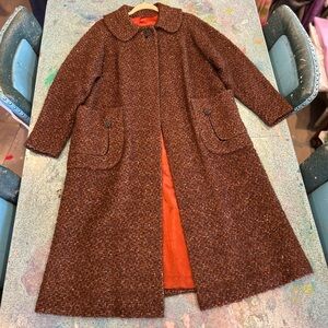 Mid Century Tweed Coat